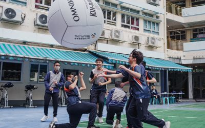 同學參與健球體驗課程